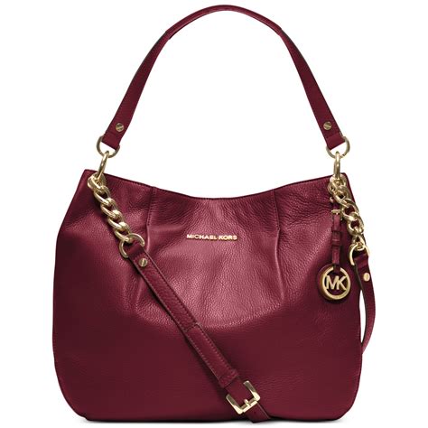 michael kors red shoulder bag